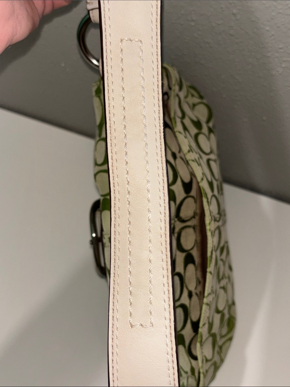 vintage Y2K-era Coach Soho Signature Flap Bag (specifically style F15668) - Picture 11 of 16